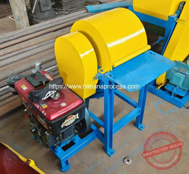 Automatic-Diesel-Engine-Banana-Tree-Fiber-Decorating-Machine